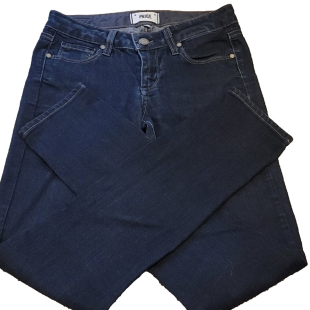 PAIGE dark wash skyline skinny size 26 excellent preworn condition